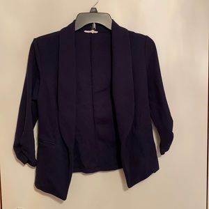 Maurices xsmall 3/4 sleeve navy blue blazer.
